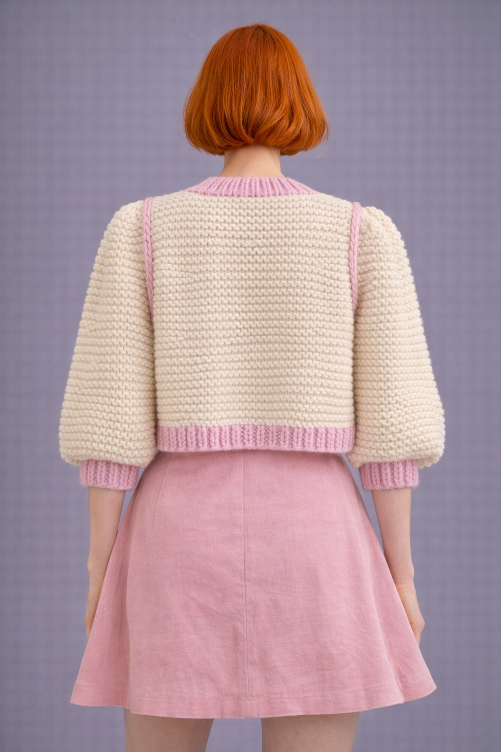 Cardigan Marshmallow Rosa