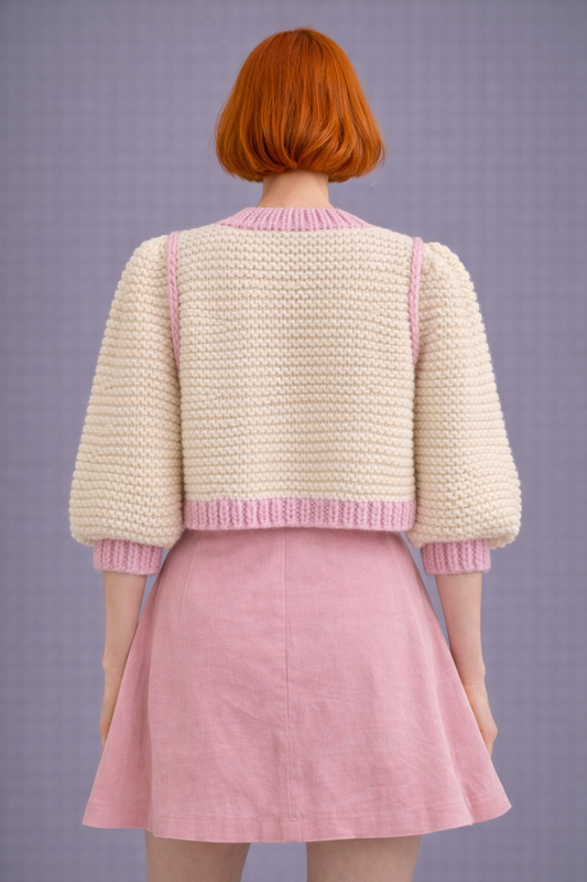 Cardigan Marshmallow Rosa