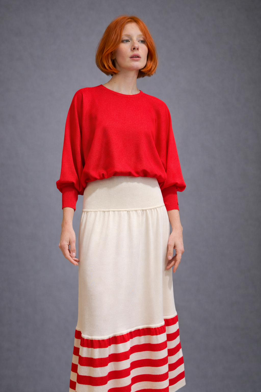 Marine Skirt Bianca & Rossa