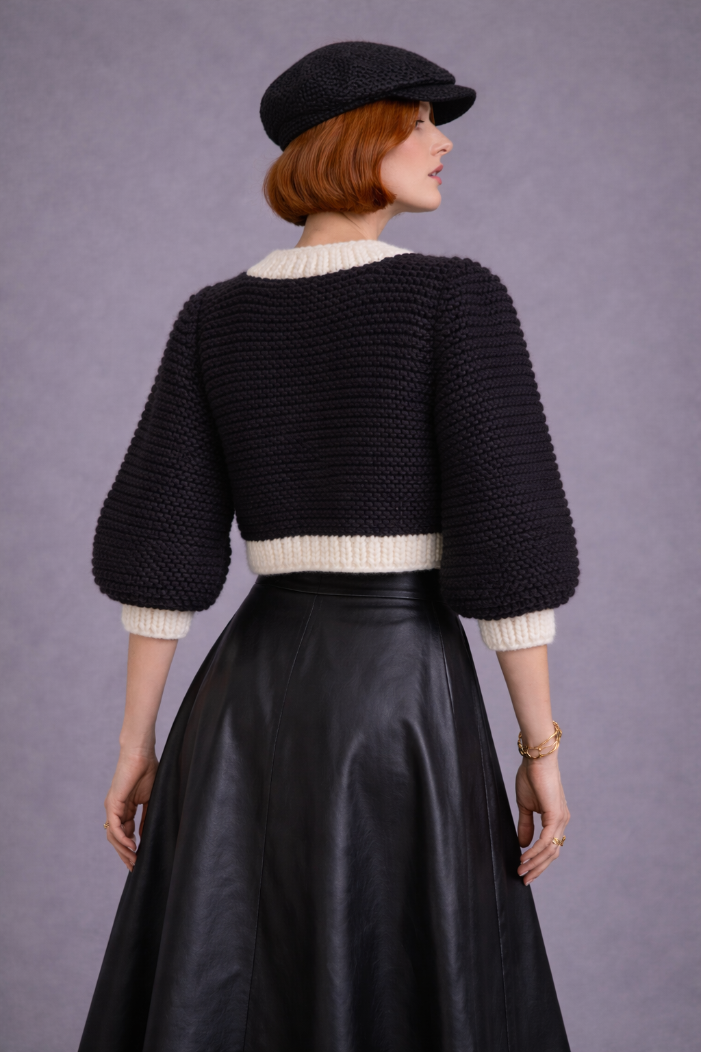 Cardigan Marshmallow Nero