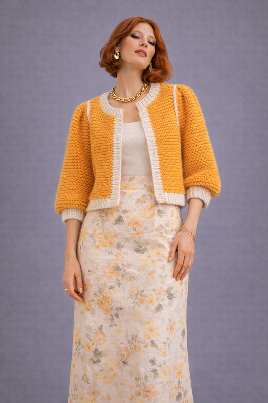 Cardigan Marshmallow Arancione
