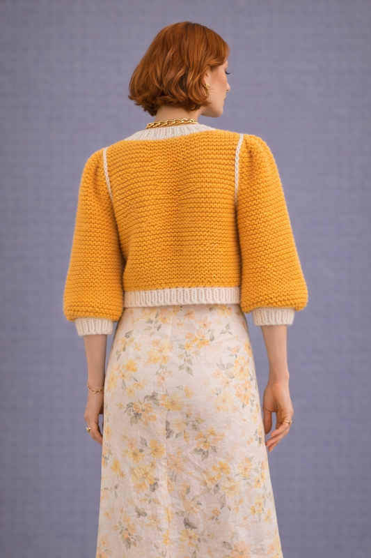 Cardigan Marshmallow Arancione
