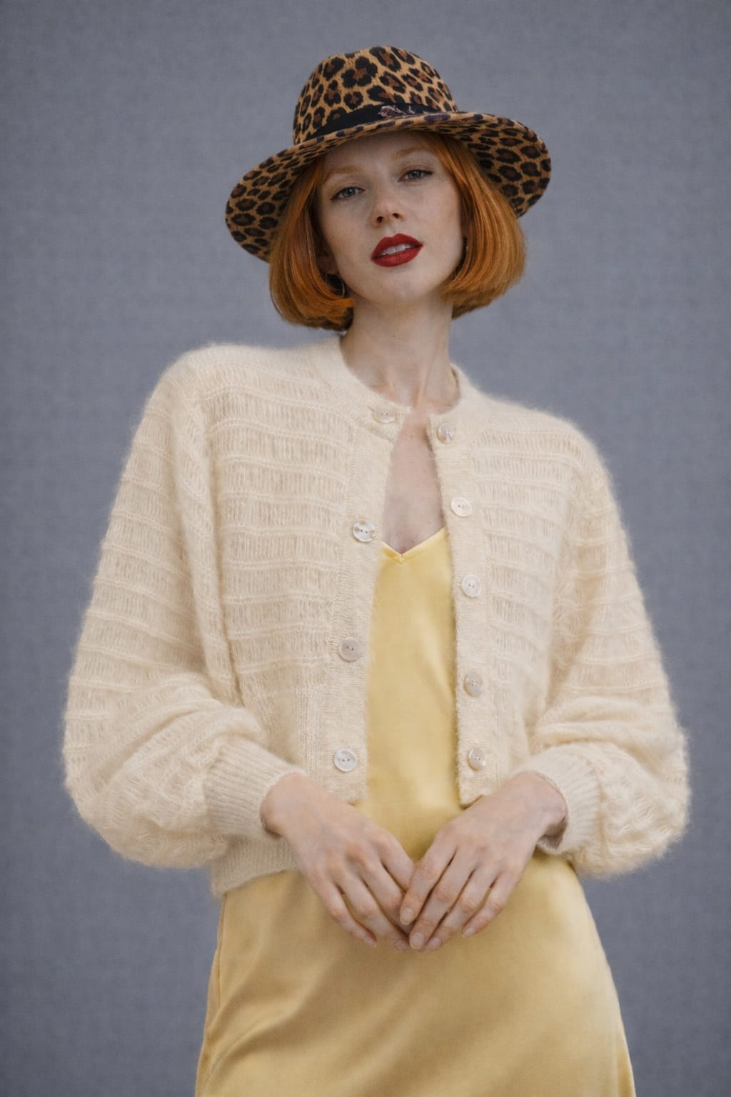 Cardigan Gauzy Panna
