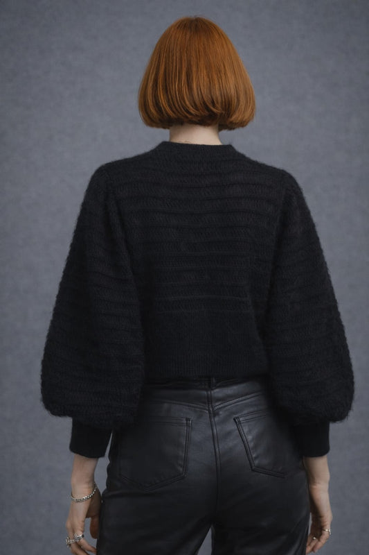 Cardigan Gauzy Nero