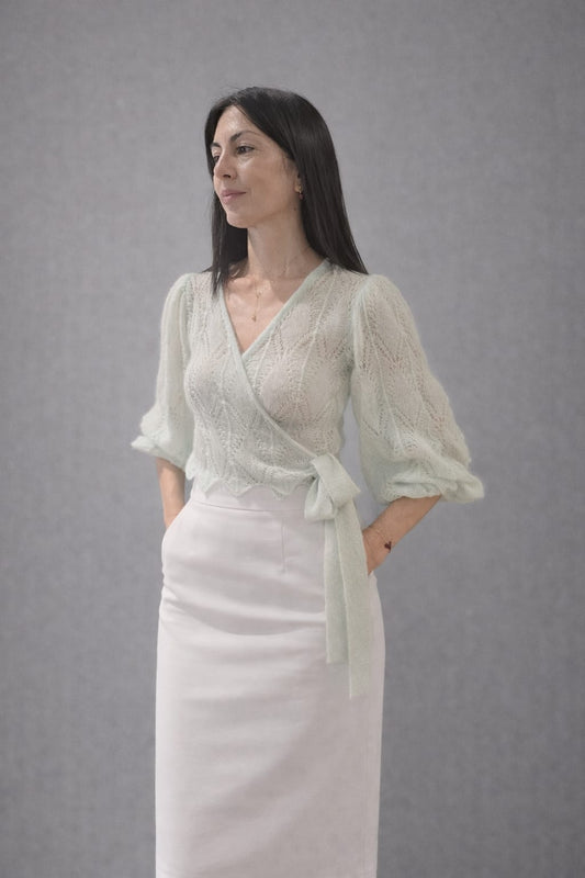 Cardigan Lovely Verde Acqua