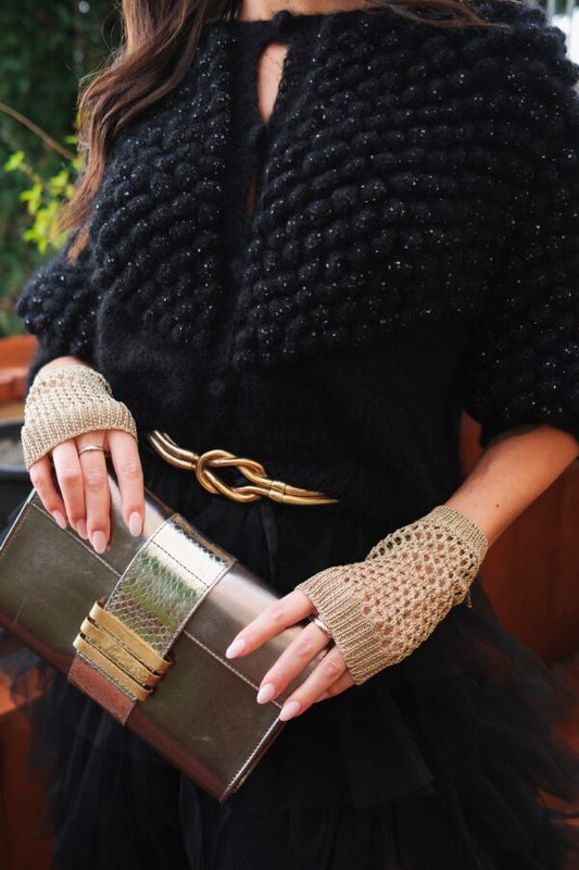 FW25 Cardigan Mini Bubble Pailettes