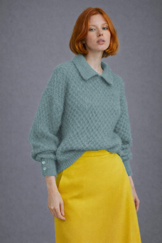 Pull Mimosa Verde Acqua