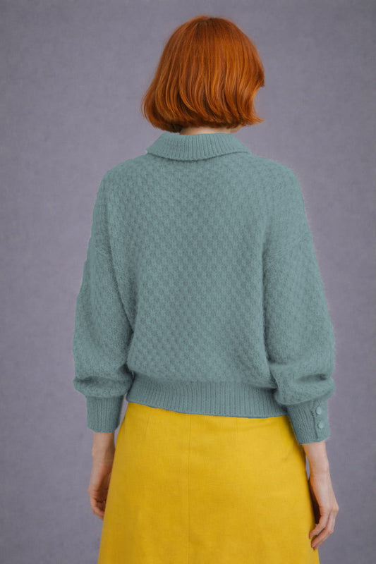 Pull Mimosa Verde Acqua