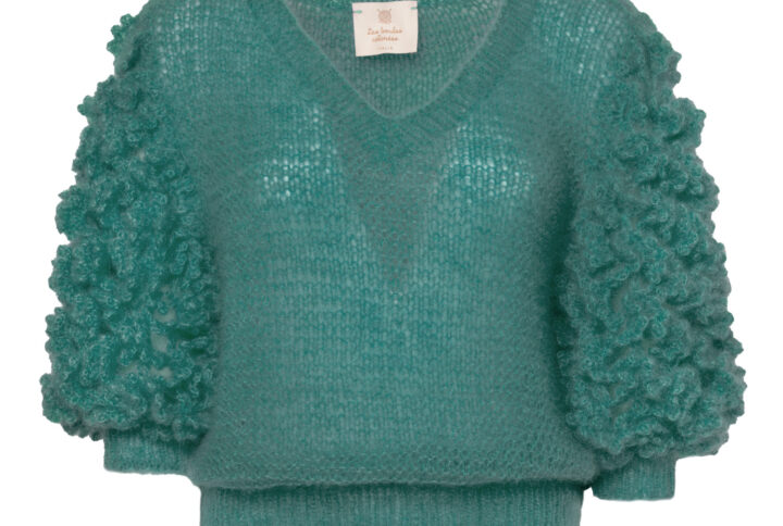 70% da super kid mohair e al 30% da seta